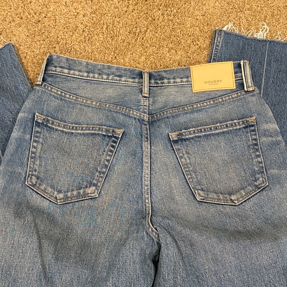 Moussy Blue Straight Leg Jeans - Picture 8 of 9
